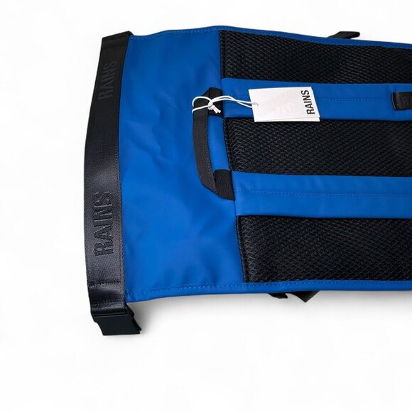 Rains Trail Rolltop Backpack W3 - Blue NWT Unisex - Picture 15 of 16
